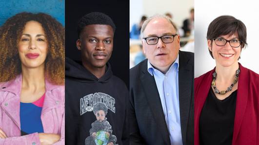 vlnr: Uwe Schmitz, Johannes Bichmann, Michael Gründel, Ansichtssache Britta Schröder